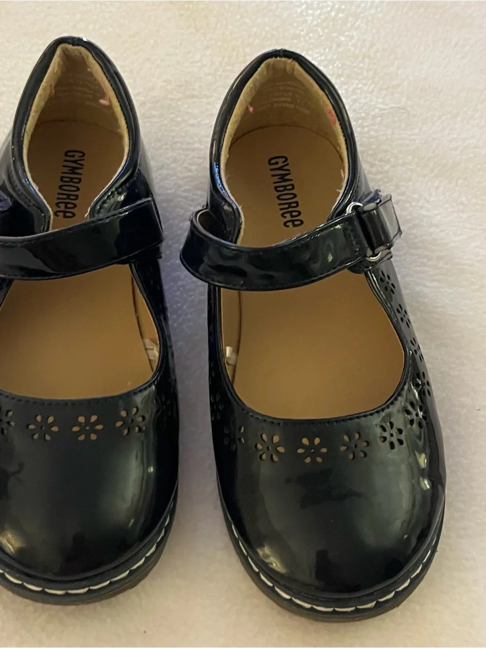 Gymboree Patent Leather Style Eyelet Maryjanes